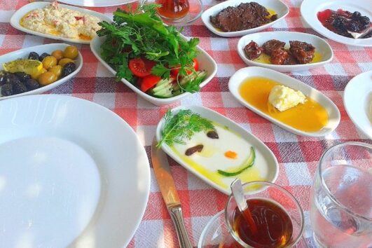 Turkish food dishes